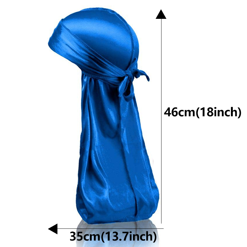1-4Pcs New silk Durag Bandana  - Bandana Doo Rag ulasan dan harga