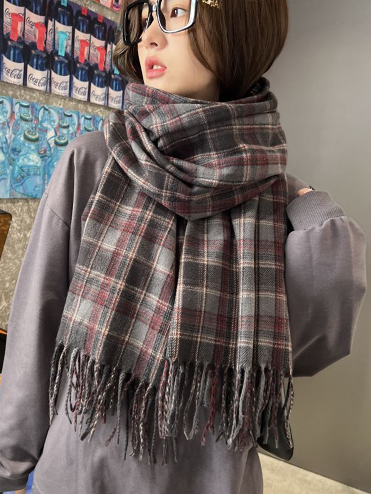 New Imitation Cashmere Women S - Woven Scarf Blanket ulasan dan harga