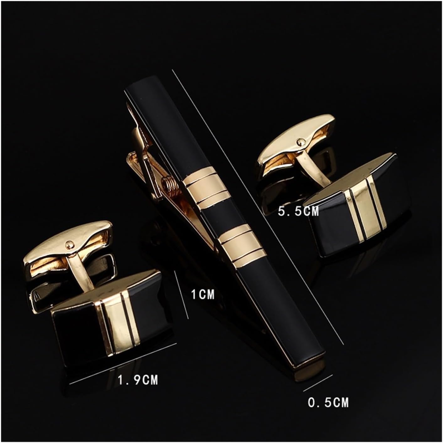 2 Sets,Mens Ties Clip Cufflink - Tie Bar Set Gift ulasan dan harga