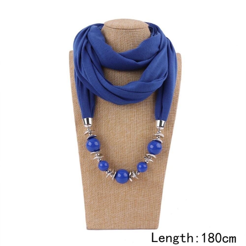 New Chiffon Scarf Solid Color  - Infinity Scarf Knit ulasan dan harga