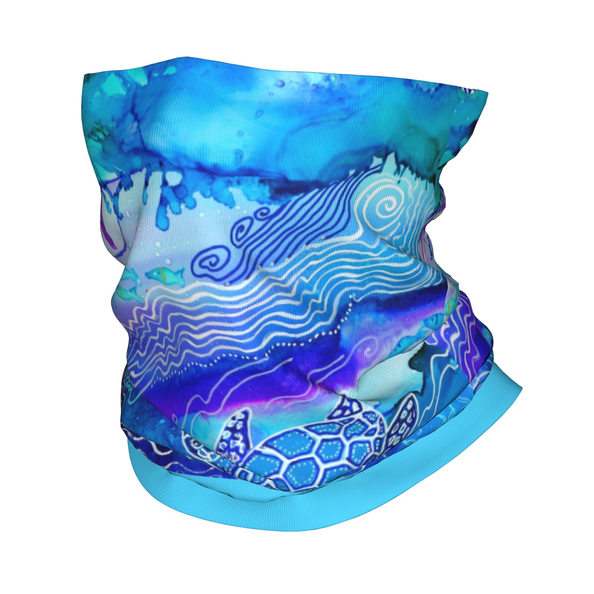 Custom Ocean Turtle Dive Winte - Neck Warmer Tube ulasan dan harga