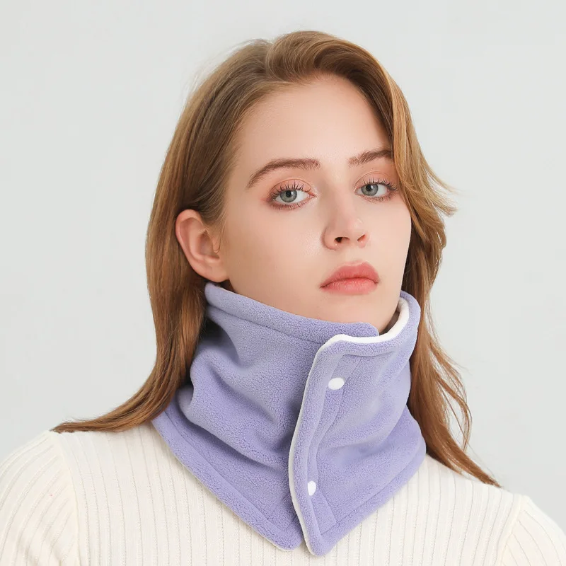 Plush Thick Neck Scarf Women M - Infinity Scarf Knit ulasan dan harga