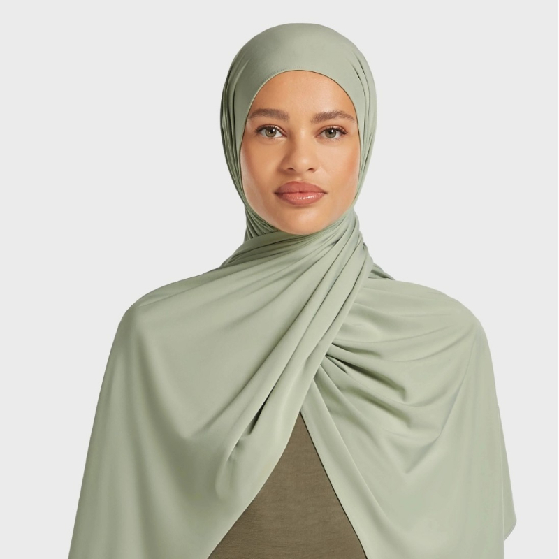 D9 Premium Liquid Jersey Hijab - Head Wrap Turban ulasan dan harga