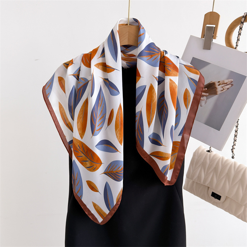 Luxury Brand Print 70cm Square - Scarf Silk Square ulasan dan harga