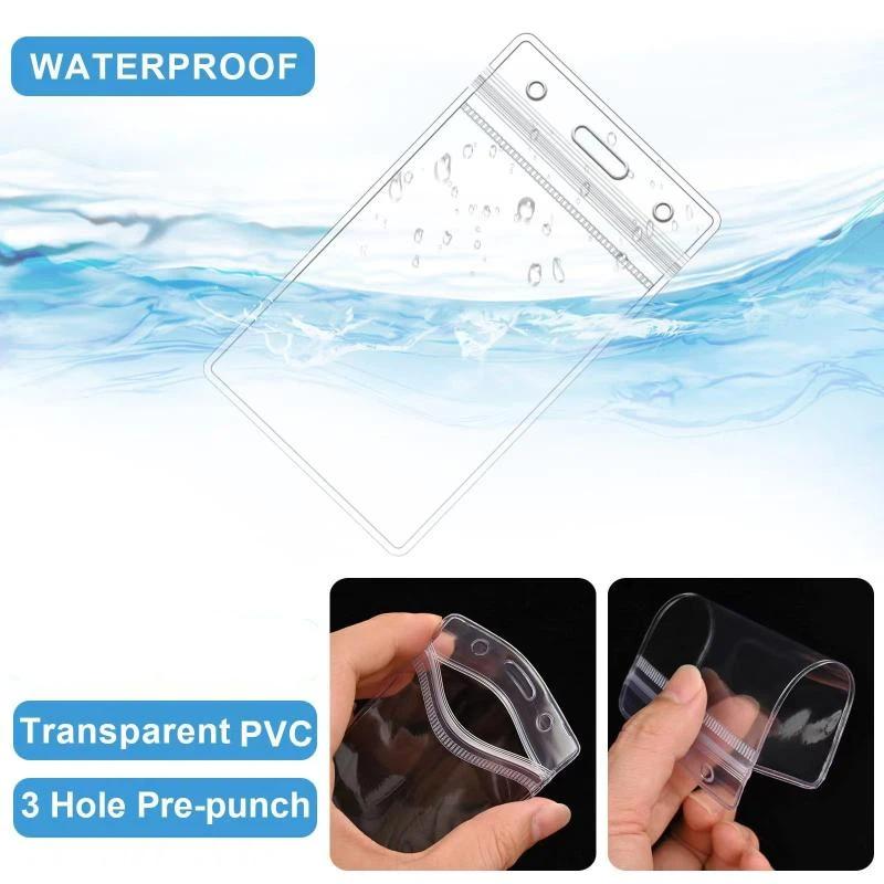 Clear Plastic ID Badge Holders - Lanyard Badge Holder ulasan dan harga